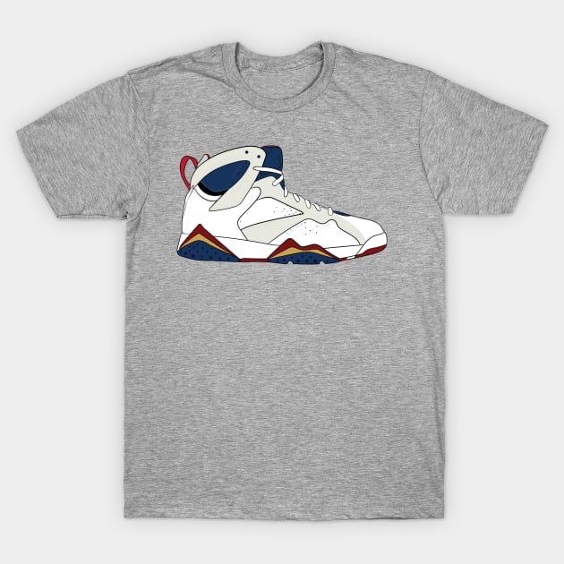 Air Jordan VII (7) - Olympics T-Shirt by WalkDesigns